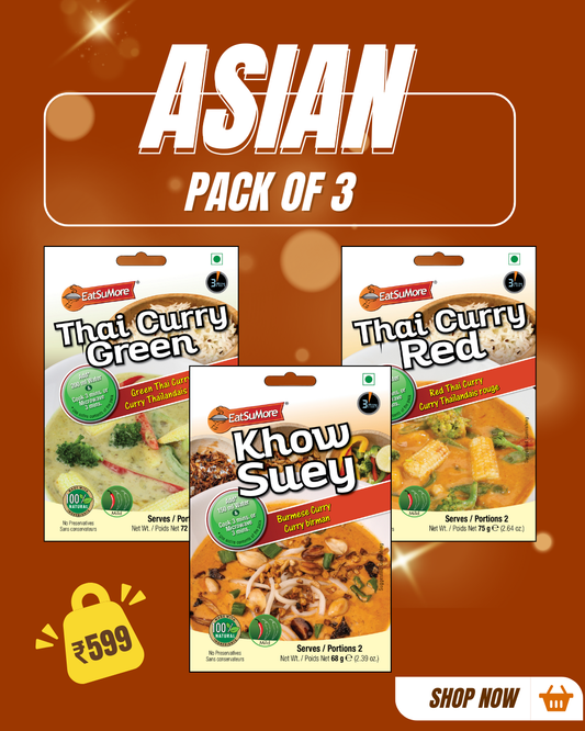 Asian Curries Pack of 3