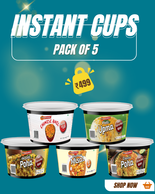 Instant Cups Pack of 5